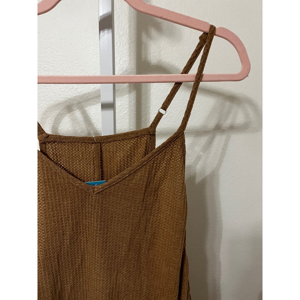 NWT Boho Cupshe Jumpsuit Brown Medium - Picture 4 of 9